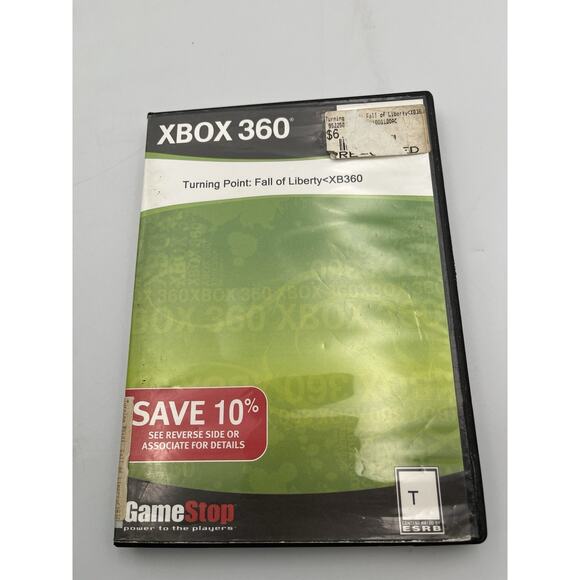 Turning Point Fall of Liberty (Microsoft Xbox 360 2008) Disc Only ~ Tested Works - Picture 3 of 3